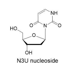 chemical structure of isouridine (N3U)