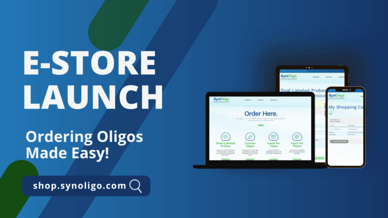 Synoligo launches a new e-commerce platform, offering researchers faster access to high-quality oligonucleotides.