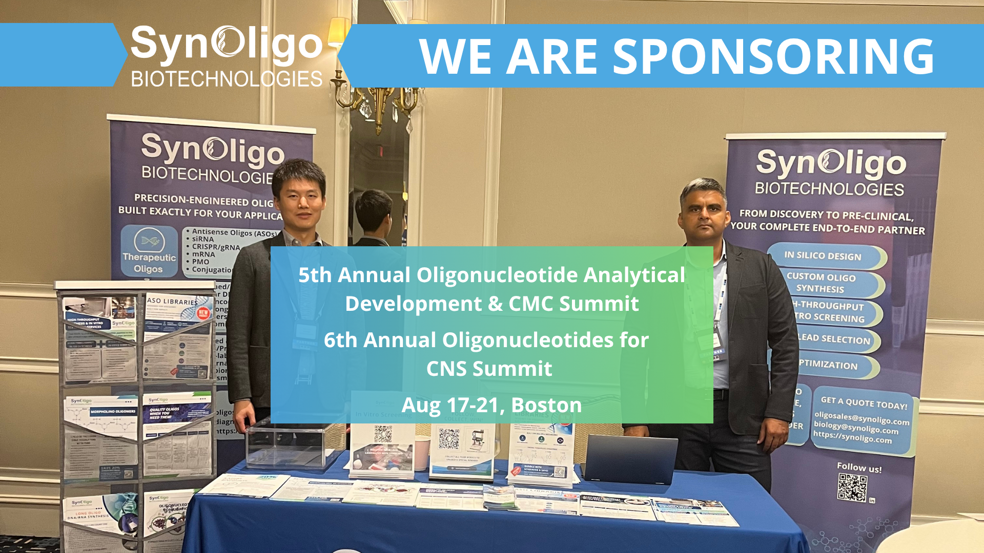 5th oligo analytical dev and CMC Summit and 5th Oligo CNS Summit